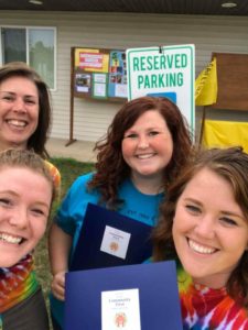 Volunteering at Sand Lake Elementary