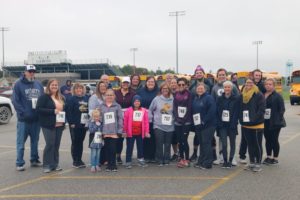 Credit Union runners and walkers at the Runfest 5k/10k at Lakeview 2018